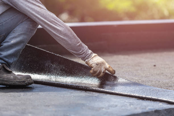 Professional Waterproofing technician working in Jersey City, NJ
